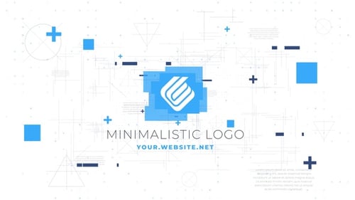 Geometric Lines Modern Logo Reveal Intro