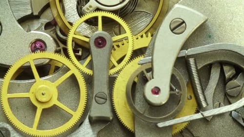 The Work Of The Mechanism Of The Ancient Clock 2.