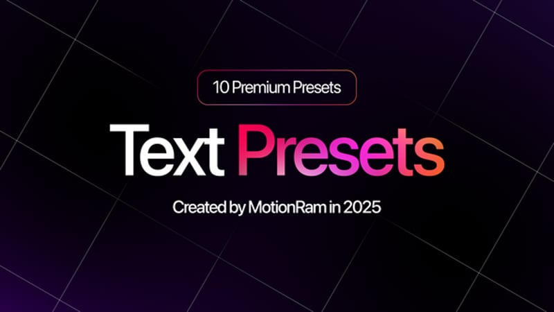 Dynamic Neon Text Animations for Motion Graphics, Titles ft. text intro ...