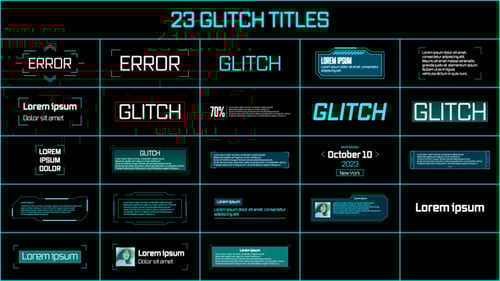 Glitch Titles