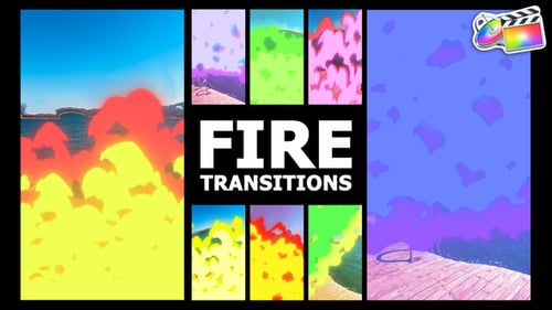 Transiciones verticales del fuego | FCPX
