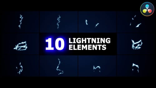 Lightning Elements | DaVinci Resolve