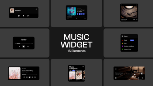 UI Music Widget