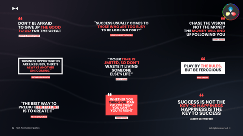 Text Animation Quotes \ DR