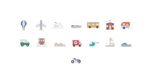 Íconos del transporte, vol. 1