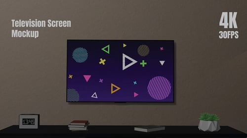 Television Screen Mockup