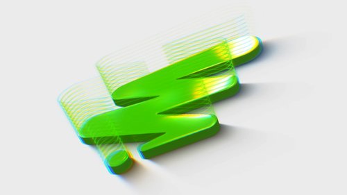 Modern 3D Logo Reveal with Glitch Effect