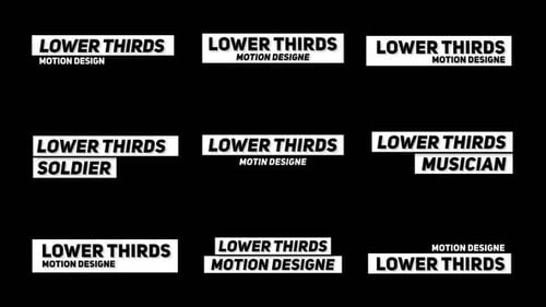 Lower Thirds +RGB 1.0 \ MOGRT (PP)