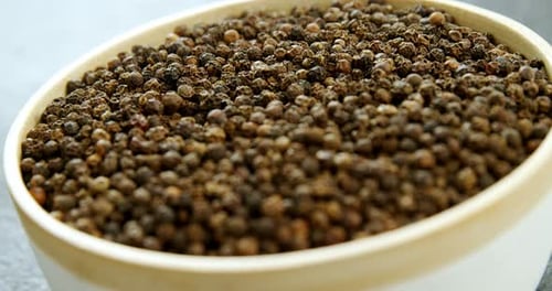 Bowl full of Peppercorns