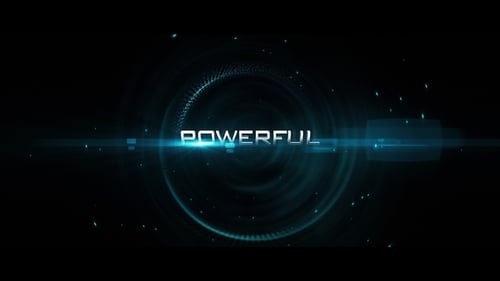 Dynamic Cinematic Opener with Futuristic Text Reveals