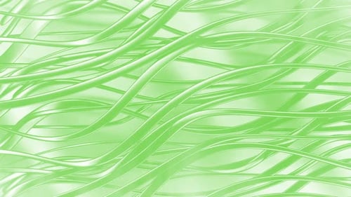 Abstract Glossy Line Green Background
