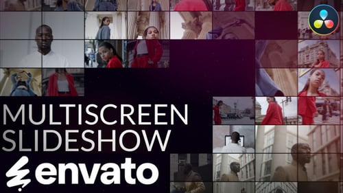 Multiscreen-Diashow für DaVinci Resolve
