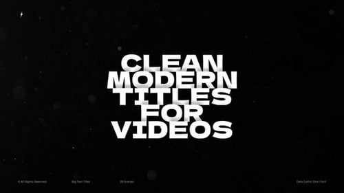 Big Text-Titles | MOGRT (PP)