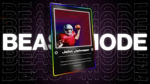 3D Cyber Card Reveal