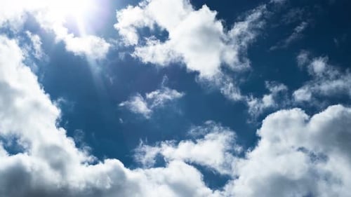 Timelapse of the Cloudy Sky