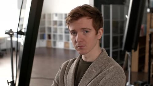 Red Haired Young Man Portrait