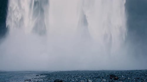 Skogafoss Waterfall In Iceland