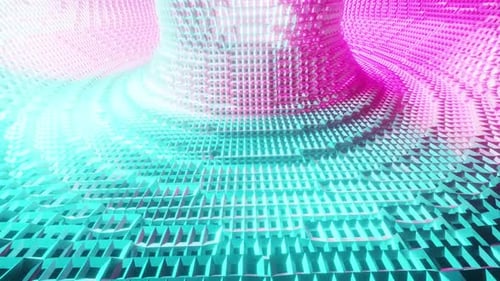 Crystal Space Cosmo Vj Loop Donut Tunnel Bagrkound HD