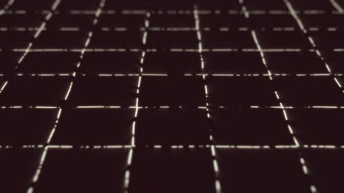 Laço sem costura de grade digital abstrata marrom 4K