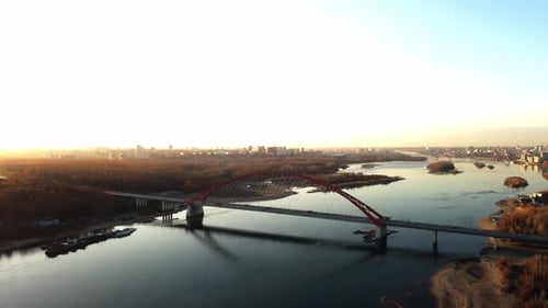 A Huge Bridge Connecting the Two Banks