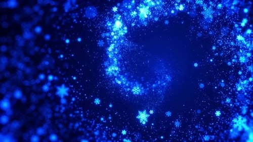 Blaue Lichter Glitzernde Weihnachten