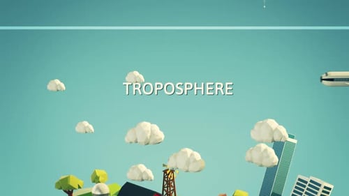 Animated Earth Atmosphere Layers with Low Poly Style