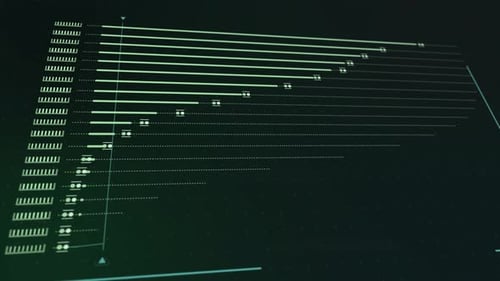 Animated Bar Chart with Line Graph Data Display