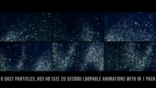 Abstract Shimmering Dust Particles Background Loop