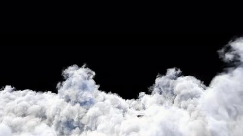 Dynamic Realistic Clouds Alpha Channel Animation