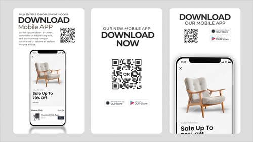 Download Mobile App | Vertical Mobile App Promo