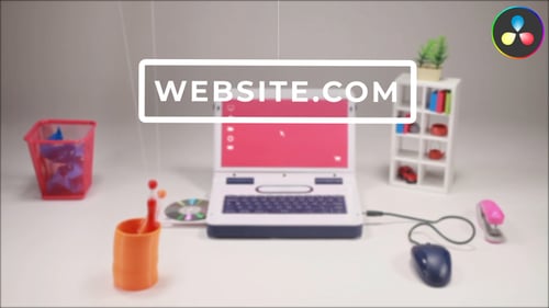 Realistic Office Routine Scene for DaVinci Resolve