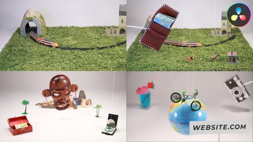 3D Adventures Trip Scene for DaVinci Resolve