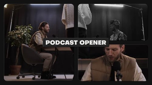 Multiscreen Podcast Opener | MOGRT