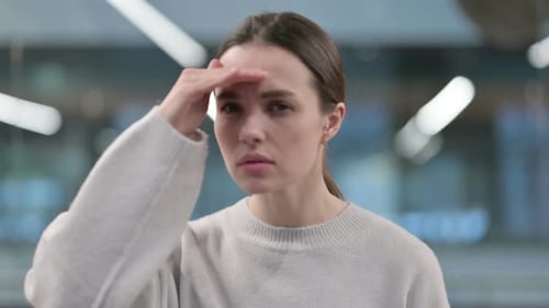 Woman Searching New Opportunity