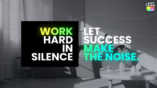 Corporate Text Animation \ FCPX