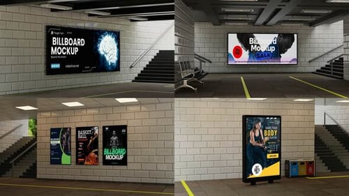 Billboard Mockups MOGRT