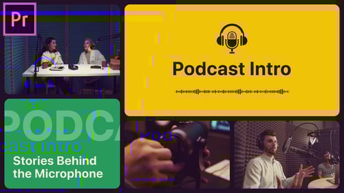 Multiscreen Podcast Intro MOGRT