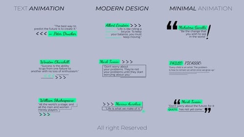 Dynamic Quote Text Reveals for Modern Presentations