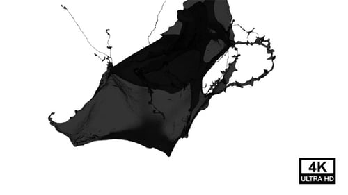 Dynamic Black Ink Fluid Transition