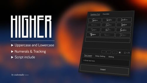 Tipo de letra animado - Superior