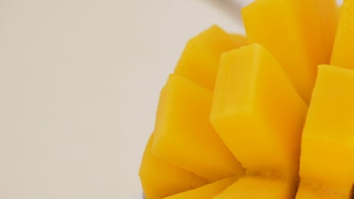 Mango Fruit Rotating