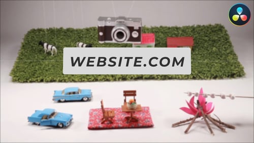 3D Village Vibe Scene for DaVinci Resolve