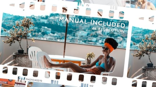 Dynamic Filmstrip Photo Slideshow with Modern Transitions