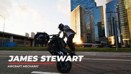 Dynamic Animated Name Titles for Professional Videos