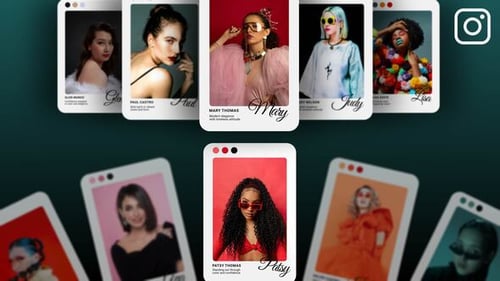 Profile Slideshow Cards