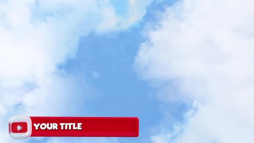 Cartoon Youtube Lower Thirds