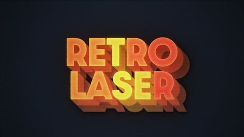 Retro Laser Titles