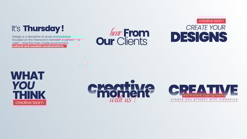 Modern Dynamic Text Animation Pack