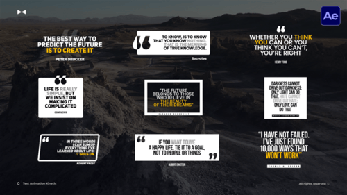 Quotes Animation Text \ AE