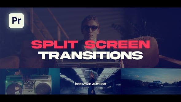 Dynamic Split Screen Video Transitions Pack, Elements ft. 4 split ...